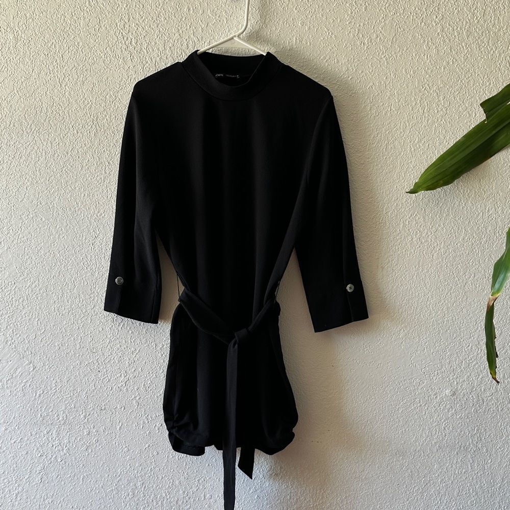 Elegant Zara Black Women's Dress